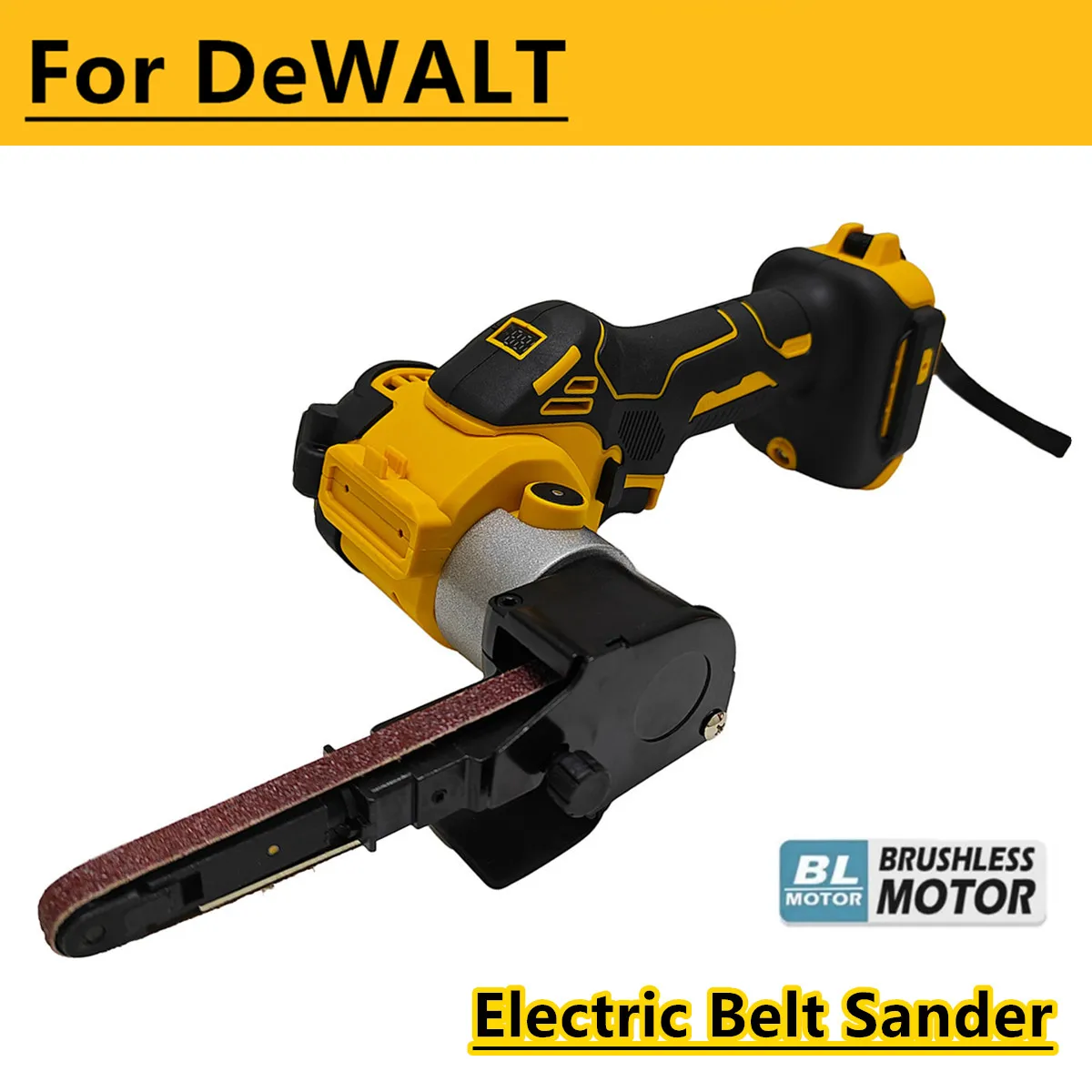 

For DEWALT 20V Battery Brushless Electric Mini Belt Sander Cordless Sander Polisher Power Tools with Belts for Wood Metal Work