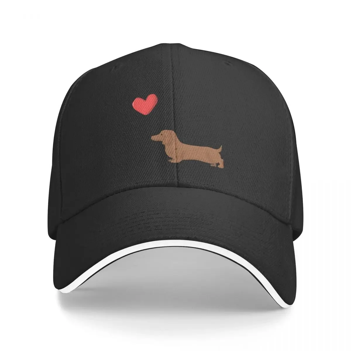 Sausage Dog Holding a balloon Baseball Cap Military Cap Man |-F-| Caps For Women Men's