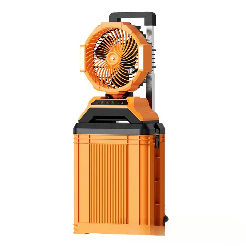 Suitable for cart shaking head outdoor camping fan 30000MAH tent desktop spray cooling fan