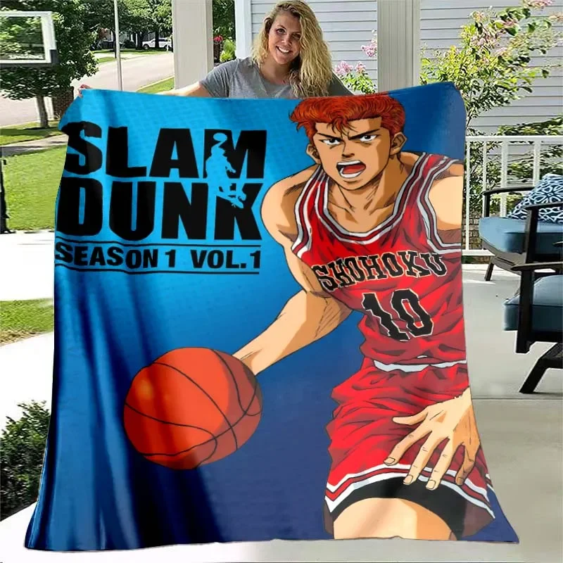 Slam Dunk Cartoon pattern blanket living room bedroom home decor picnic blanket children's room soft baby blankets birthday gift