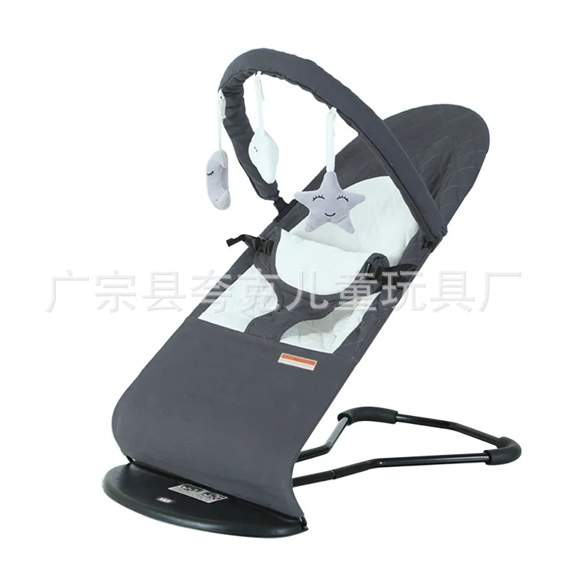 Foldable Baby Rocking Chair Infant Soothing Swing Bouncer Portable Sleeping Cradle Newborn Comfort Bouncing Chair Baby Sleeping