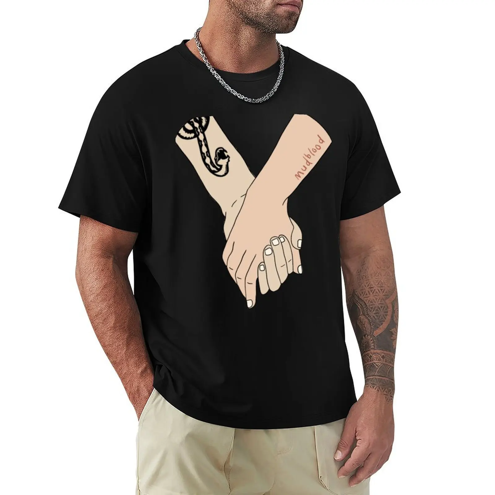 Dramione holding hands Essential T-Shirt t shirts for man slim fit T-Shirt
