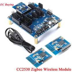 CC2530 Zigbee UART Wireless Core XL2530 Development Board CC2530F256 Sensor Node Baseboard 2.4GHz Module Kit for IOT Smart Home