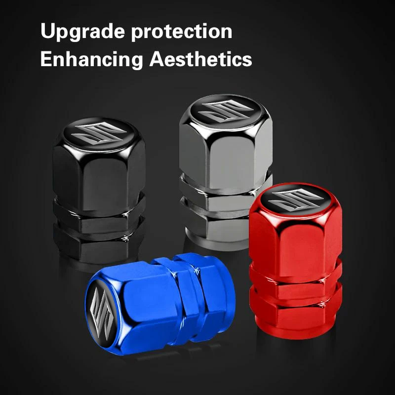 

for Suzuki Grand Vitara IGNIS ALTO Baleno SX4 Swift JimnyCar Tire Valve Cover Tire Rod Dust Cover Waterproof Suitable