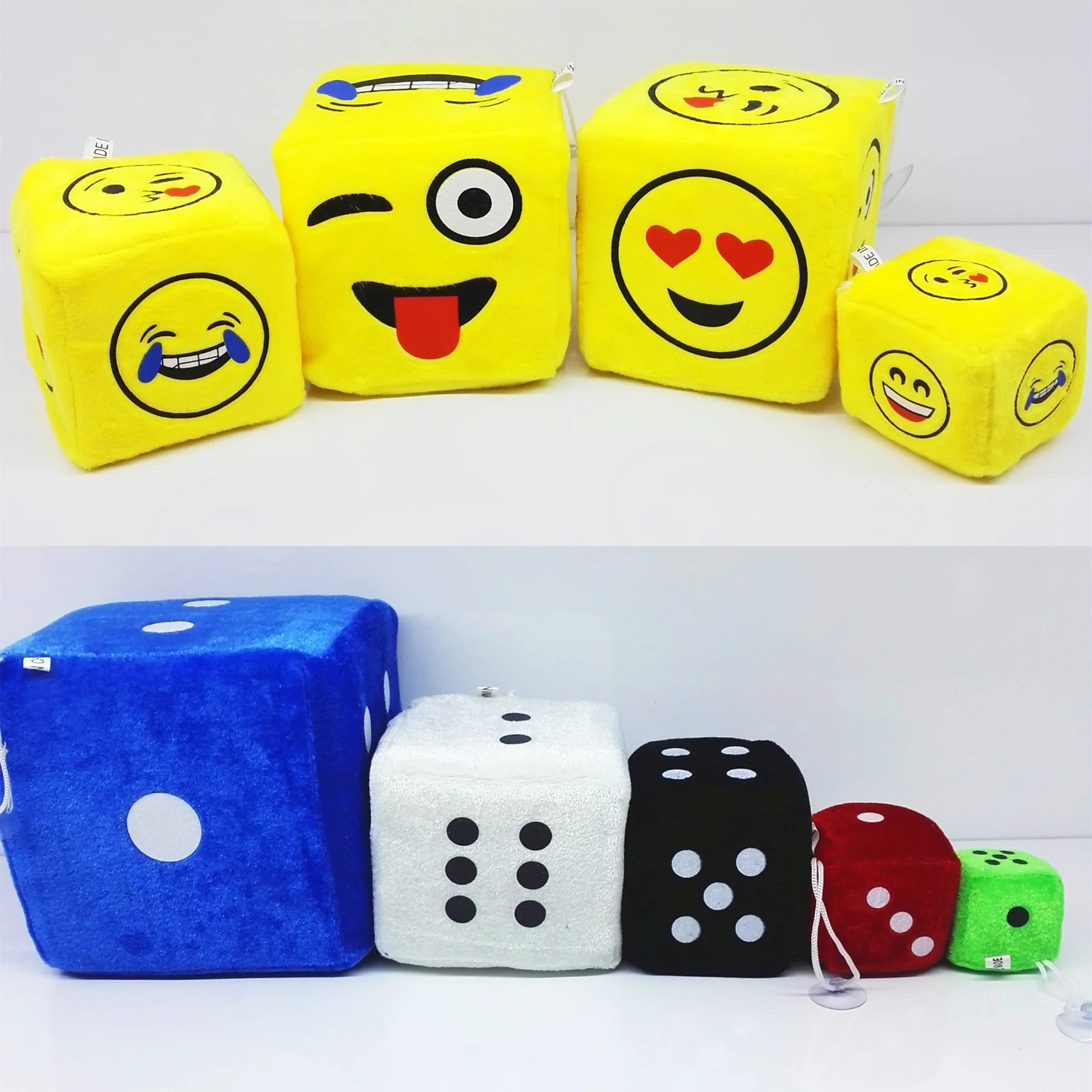 30pcs Expression Smiley Face Plush Square Dice Soft Toy Stuffed Keychain Gift,Deposit First to Get Discount much, Pta261