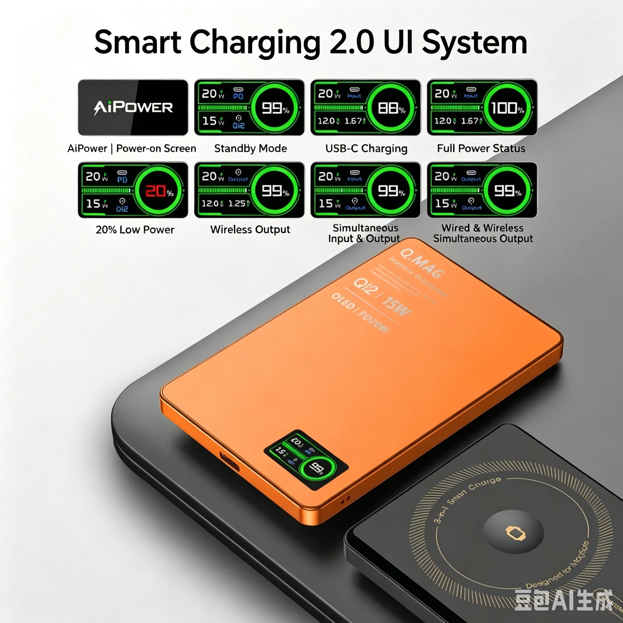 Slim Original Qi2 Power Bank F - огляд і ціна Power Bank Slim