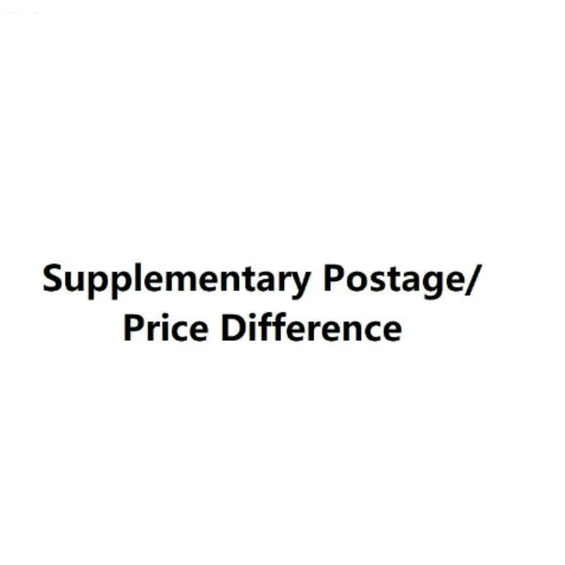 

Supplementary Postage/Price Difference