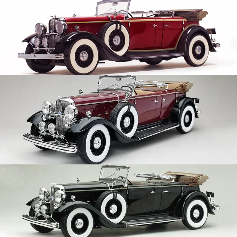 

Классический автомобиль Ford Lincoln KB Sunstar в масштабе 1/18 1932 года 6164 # Имитация сплава, модель автомобиля, статический дисплей, Коллекционная игрушка в подарок