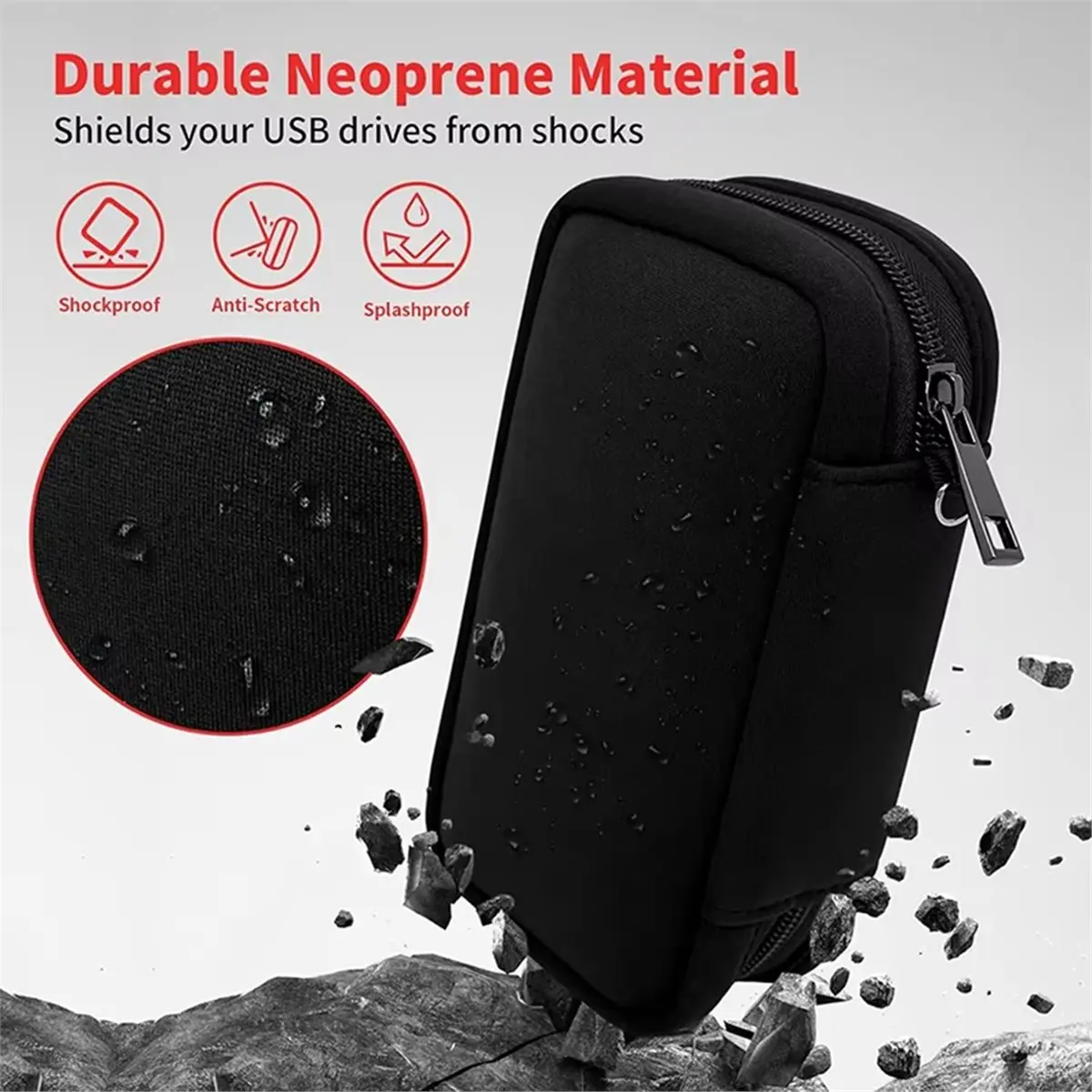 USB Flash Drive Case with Labels Thumb Drive Holder Case USB Organizer Storage Bag Organizer for USB Memory Stick A