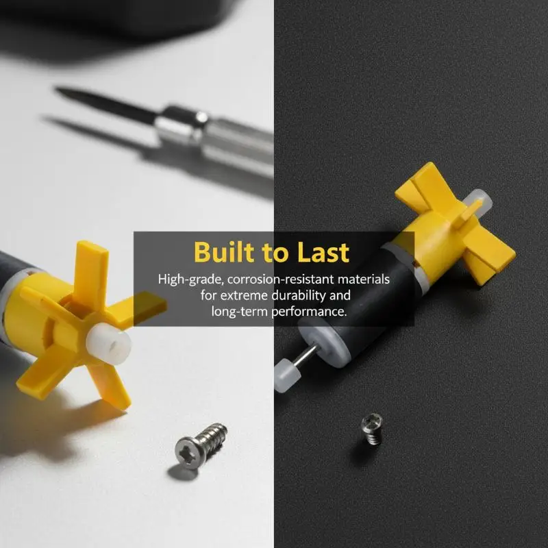 Yellow Replacement Filter For ROTOR Shaft Bearing Pump For ROTOR Includes Shaft For Home Garden Tool Accessory