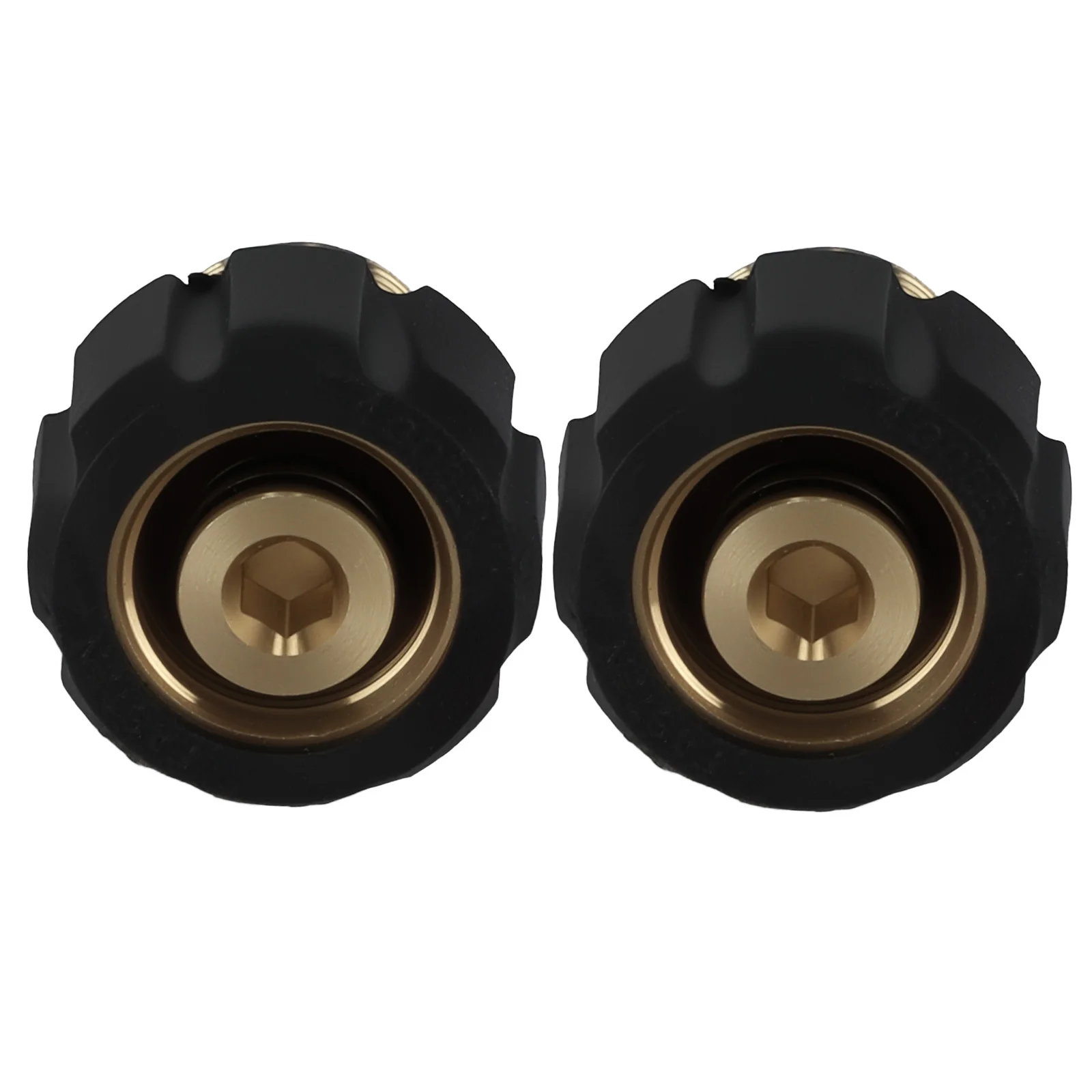

M22 14mm to M22 15mm Brass Adapter for Pressure Washer Pump Gun 5000 PSI Max