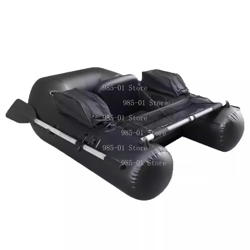 Inflatable Luya Fishing Boat, Portable Kayak Belly Boat Floating Tube for Angling