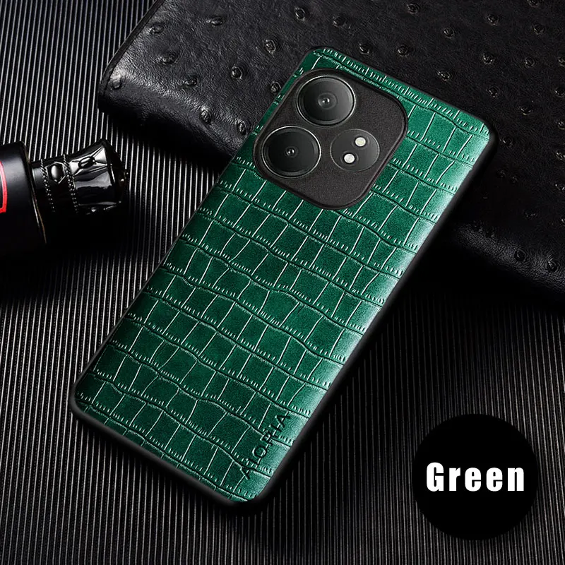 Leather Case For Oppo Realme GT Neo 6 SE 6T Luxury Business Style Retro Litchi Pattern Back Cover phone case