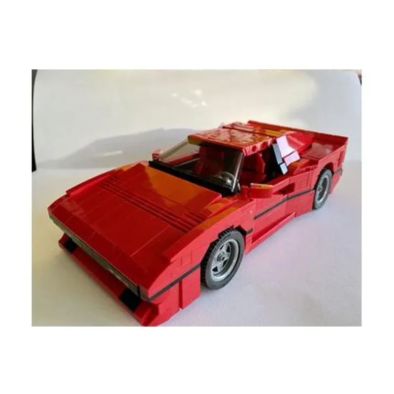 MOC-87123 Red Classic Supercar 288 GTO Assembly Splicing Building Block Model 1194 Building Block Parts Kids Birthday Toy Gift