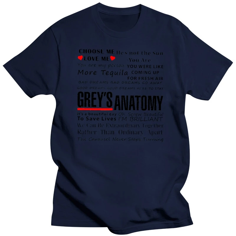 Men T Shirt  Grey s Anatomy Quotes  Women t-shirt