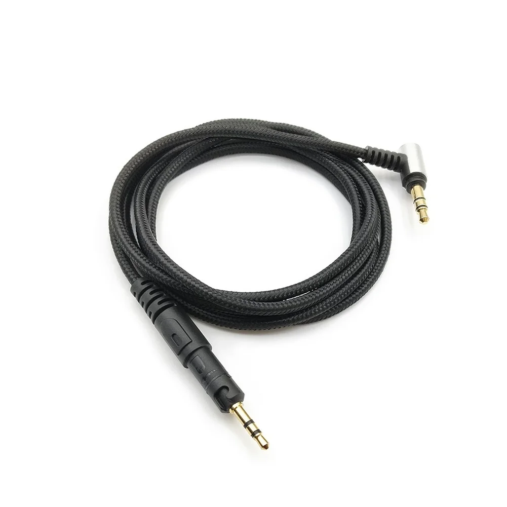 كابل صوت بديل لسماعات ATH M40X M50X M60X M70X مع ميكروفون 3 5 مم نايلون لـ BRAIDED، 5N LC-OFC نحاس خالي من الأكسجين #5
