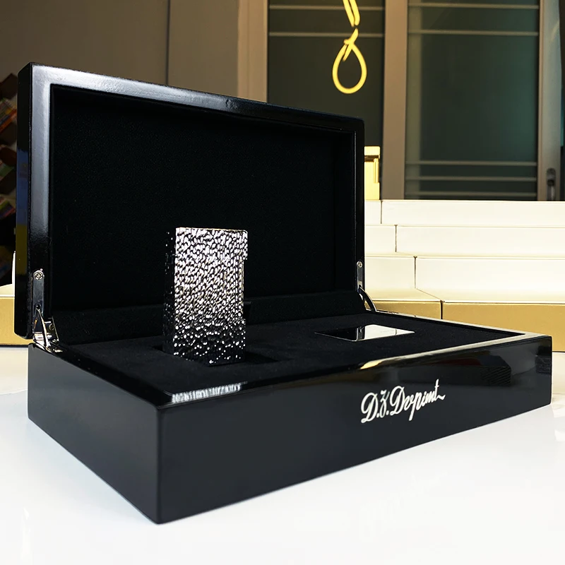 

Новая памятная серия, роскошная зажигалка с одним и двойным пламенем Ping Sound, бутановая зажигалка для курения сигарет с натуральной краской 11808