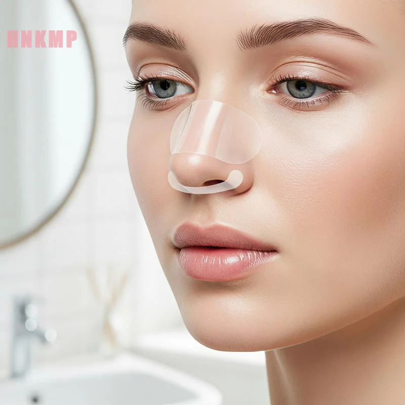 10Pcs Invisible Nose Wing Shrink Stickers Waterproof Non-Irritating Nose Slimming Patches for Vacation Use