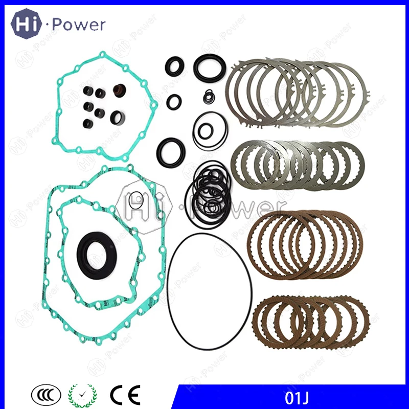 01J Gearbox Master Repair Kit Friction Steel Plate For Audi A4 A6 B6 B7 C5 C6 O1J CVT Transmission Clutch Disc Oil Seal Kit