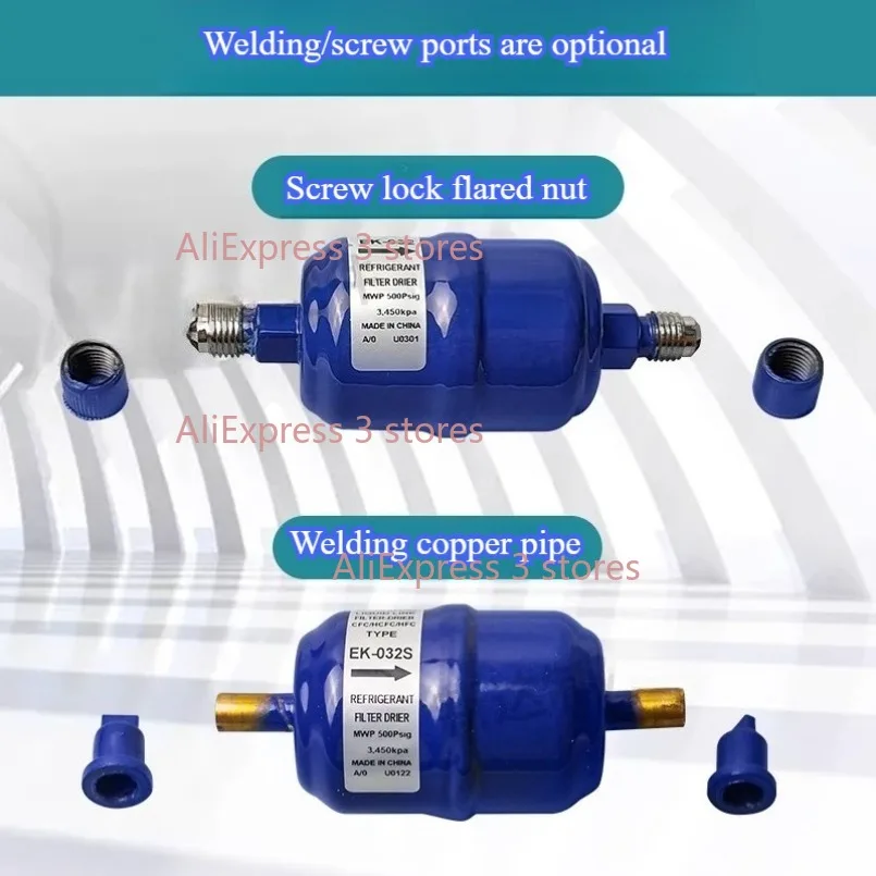 Hot Sell Refrigerant Filter Drier Drier Filter for Installation on Commercial Refrigeration Systems and Air Conditioning Plants