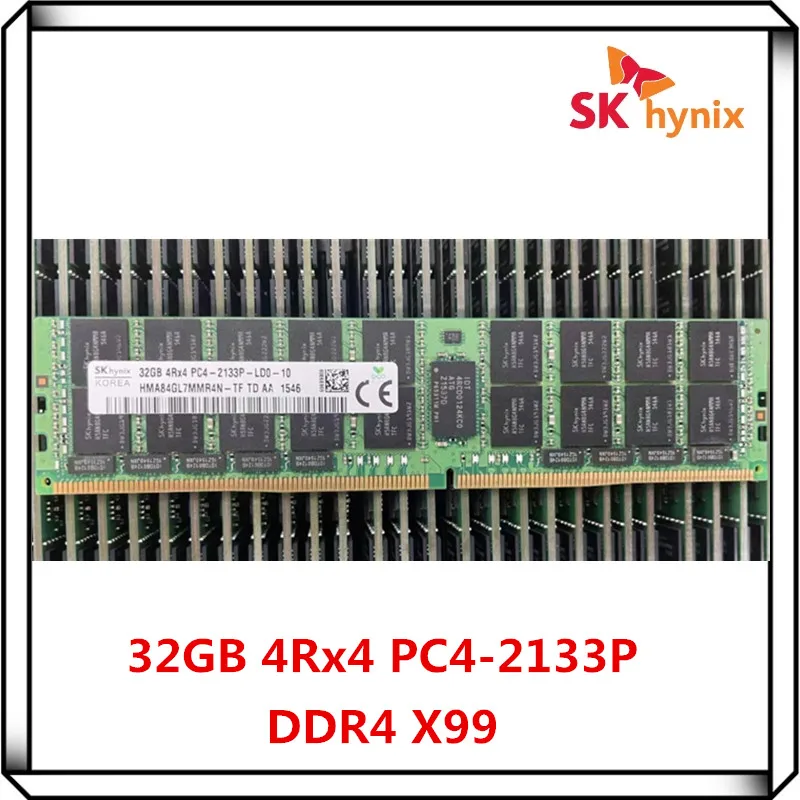 SK Hynix DDR4 32GB 4Rx4 2133P PC4 2133MHz ECC REG RDIMM Server memory X99