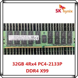 SK Hynix DDR4 32GB 4Rx4 2133P  PC4 2133MHz ECC REG RDIMM Server memory X99