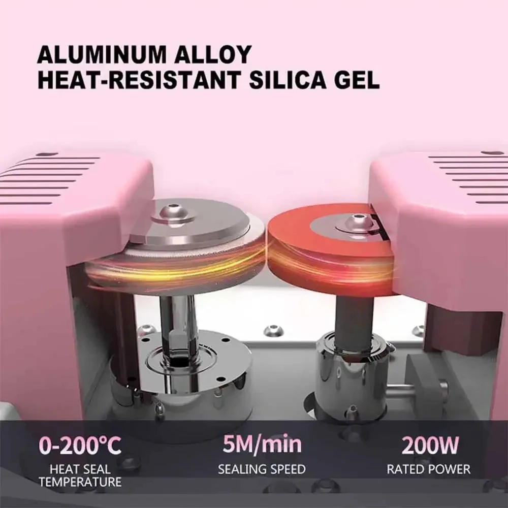 Automatic Sealing Machine Multi-Function Hot Pressure Sealer for Moon Cake Snacks Gum Snow Crisp Packag Bags Tea Bags Film Bag