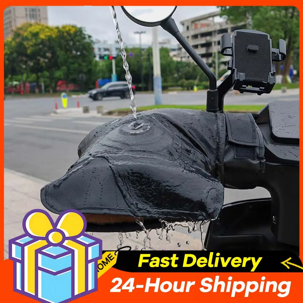 

Перчатки на руль с электрическим подогревом, 3-уровневая установка, обогрев мотоцикла, теплые муфты, зарядка через USB для велосипеда, MTB, мотоцикла, скутера