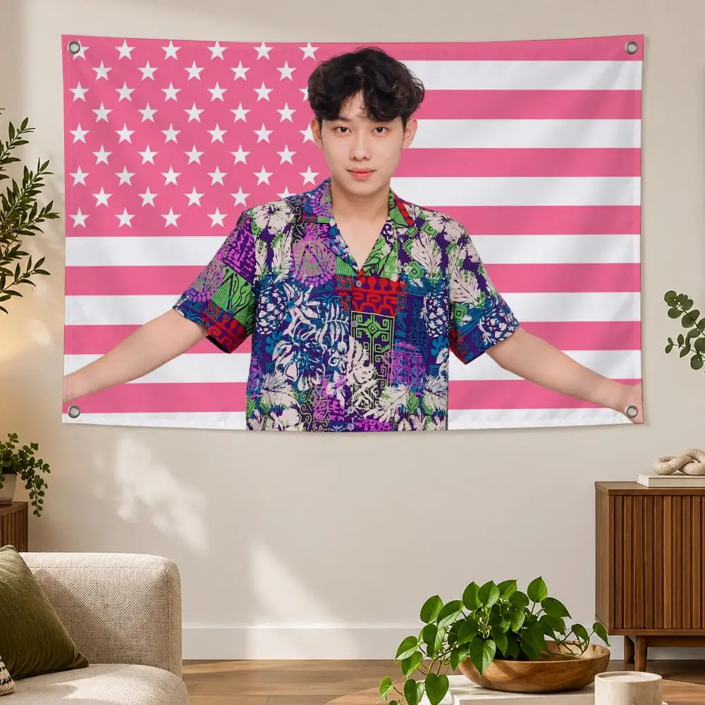 Influencer W-Willie Salim Flags Banner Decor for Bedroom,Garden,Party,Club,Indoor Outdoor, Fan Gift