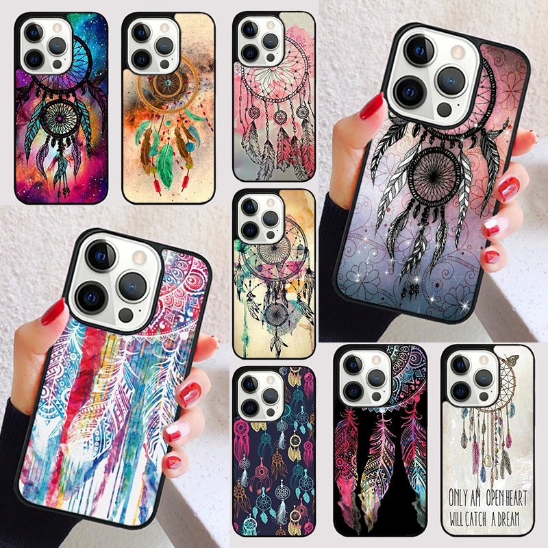 Dream Catcher Mandala Pattern cover For iPhone 15 16 13 12 11 14 Pro Max Mini Max SE 2020 7 8 15 16 Plus Phone Case