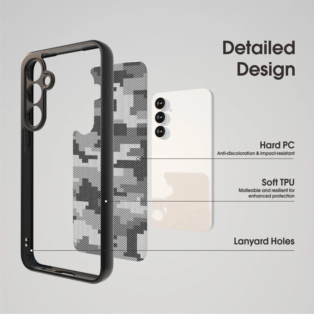 IBMRS لجراب Matte Camo المقاوم للصدمات لهاتف Samsung Galaxy A35 5G - غطاء مضاد لبصمات الأصابع ومضاد للسقوط ومقاوم للزيت ومضاد للاصفرار #4