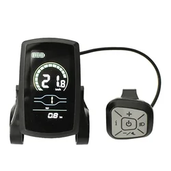 Panel de Control inteligente para bicicleta eléctrica, medidor LCD de 36v y 48V, YL80C, Conector de enchufe impermeable