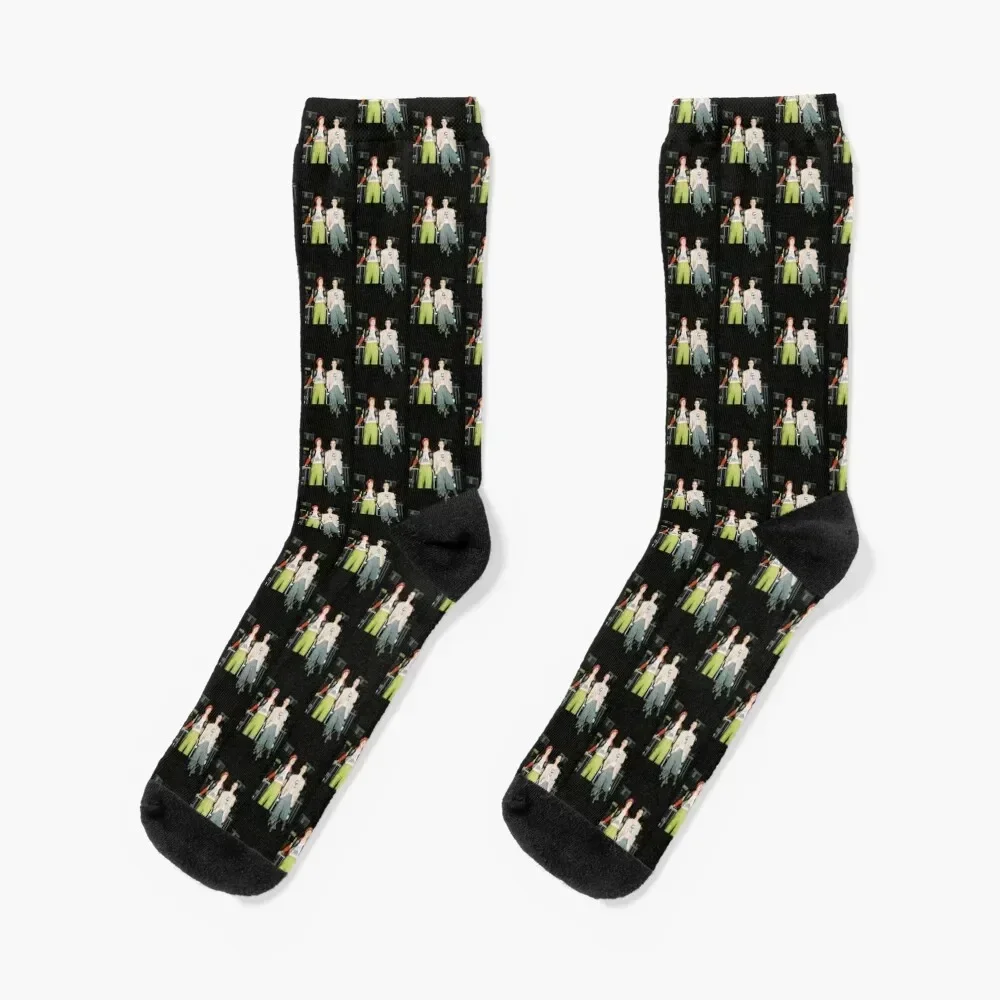 The Garden Band Socks Homem térmico inverno presentes engraçados Meias femininas de luxo masculinas