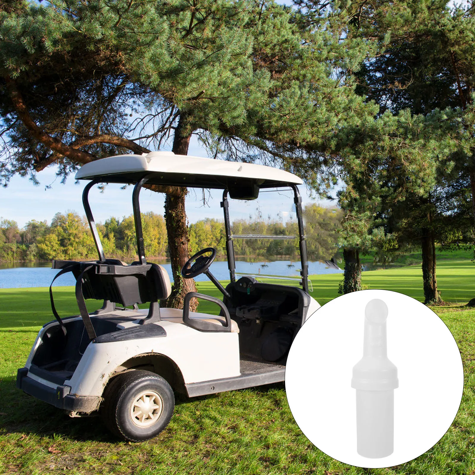 

Bottle Large Capacity Hanging Filler Sturdy Plastic Container Rattle Proof Cart Accessory Universal Fit Golf Course Accessories