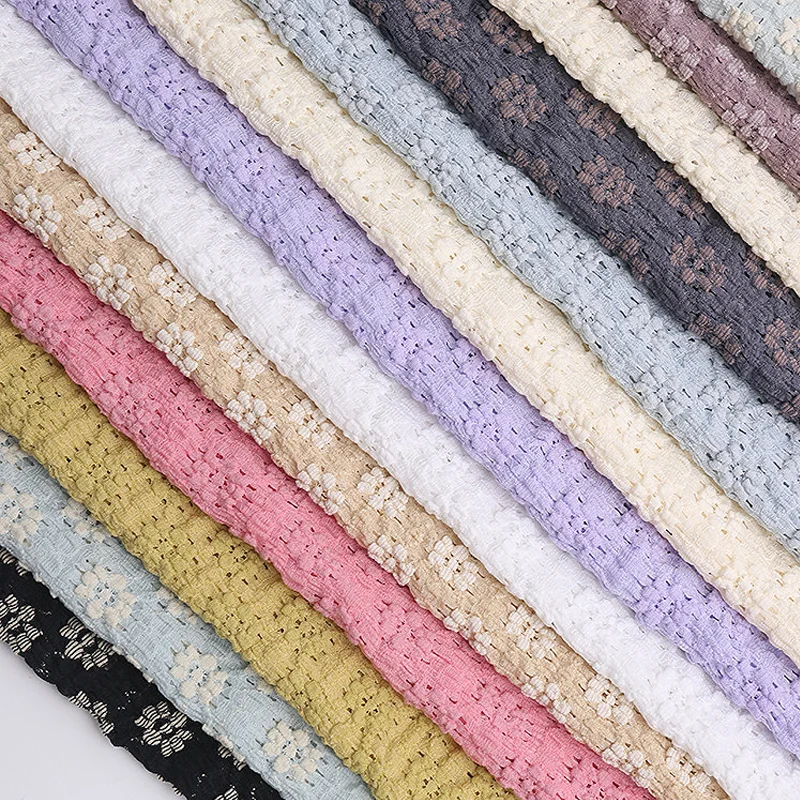 1 Yard 126cm Wide Stretch Lace Bubble Cloth DIY women\'s Clothing Spandex Underwear Wedding Crafts Sewing Accessories