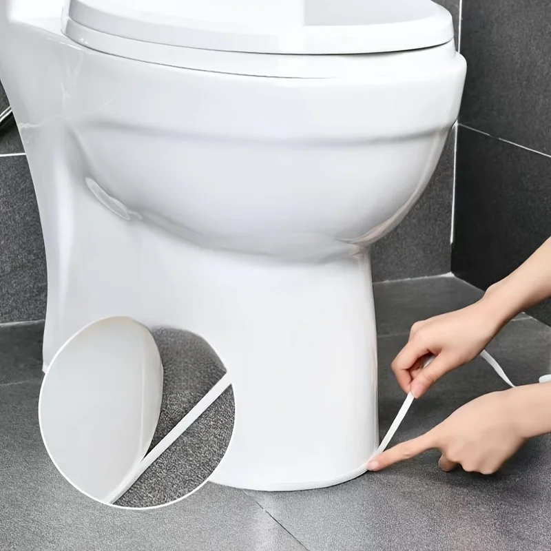 1roll 6m Self-Adhesive Corner Sticking Tape, Durable Plastic Edge Protector for Tile & Floor Protection,Waterproof Corner Guards