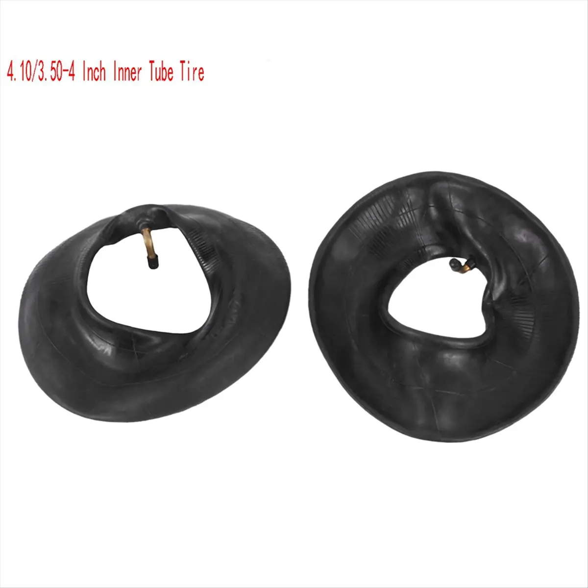 Compatible 2 PC 4.10/3.50-4 Inch Inner Tube Tire for Hand Truck Dolly Hand Cart Garden Cart Lawn Mower 4.10-4 Replacement Tube