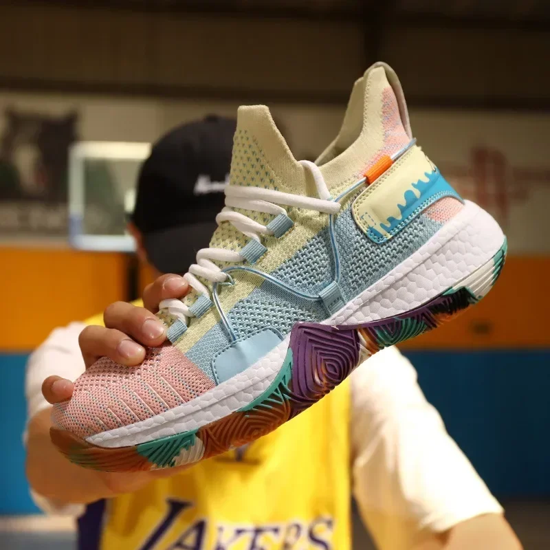 High Quality Shoes Men Sneakers Light Anti-skid Shock Absorption Basket Shoes Women Multicolor Sports Shoes Trainer
