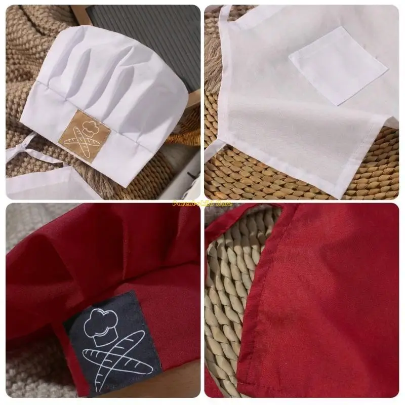 

Wxtd 2pcs Новорожденные. Повальная фотография наряд с фотографиями в мягкой полиэфире снимает фартук и шляпу