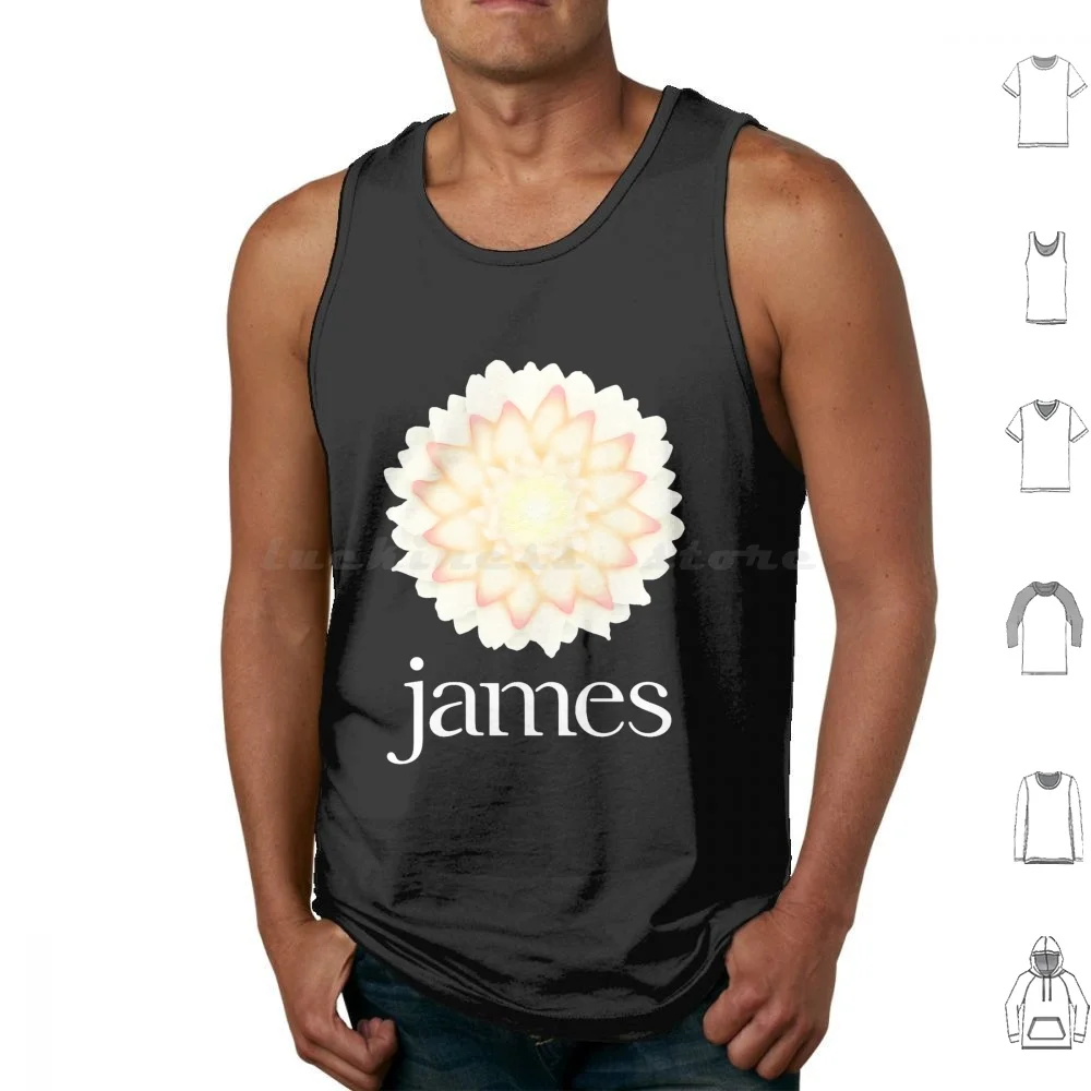 The Gathering Sound Tank Tops Print Cotton James Band Come Home Tim Booth Eighties Pop Music Flower Rocknroll Experimental