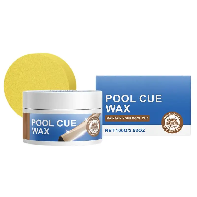 Wax Cleaner For Pool Cue Wooden Pool Cue Care Cream Shaft Wax Maintenance Accessories Silky Polish Anti Cracking Care Supplies