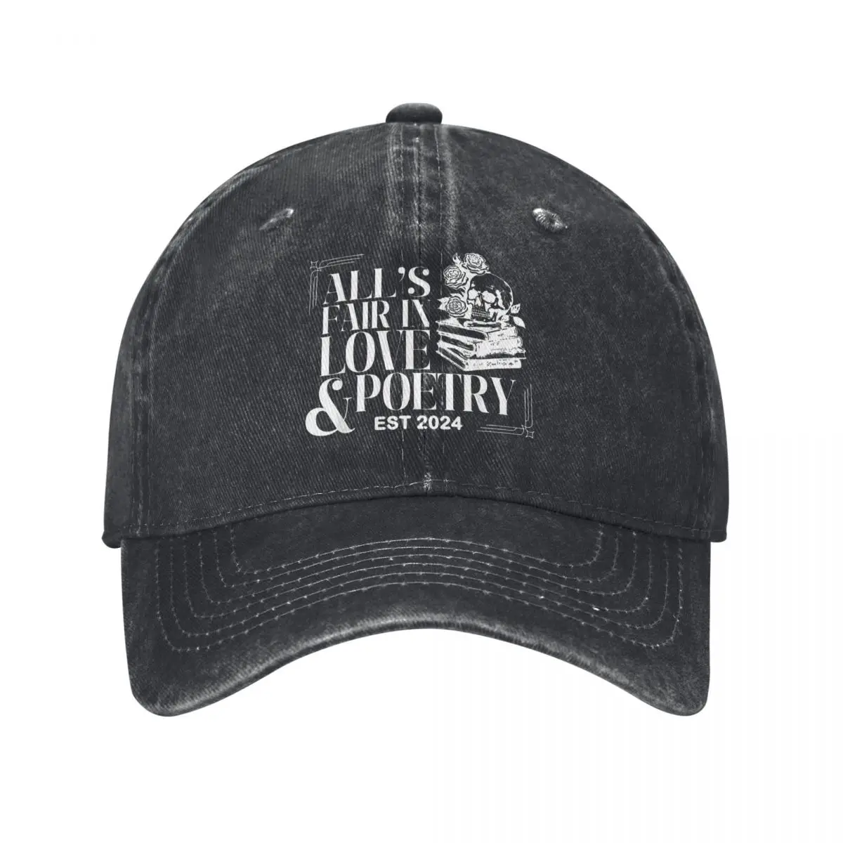 The Tortured Poets Department Men Women Baseball Cap All's Fair In Love Poetry TTPD Distressed Washed Hats Cap Outdoor Headwear