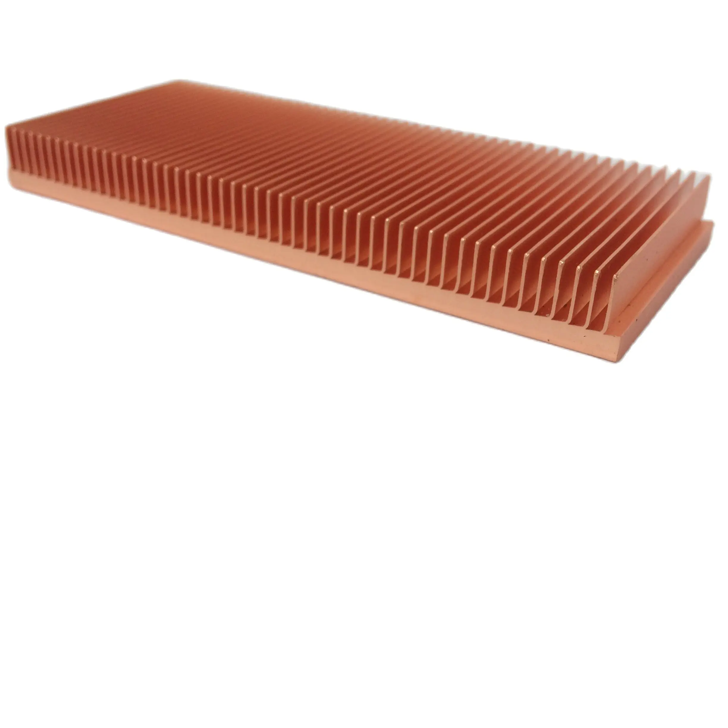 DIY pure copper radiator  Cu1100 Skiving Fin Radiator 100x40x10mm