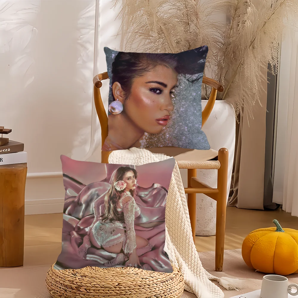 

Singer Kali Uchis Sincerely Pillow Case Home Decoration Cushion Cover Suitable For Bedroom Car Office Sofa