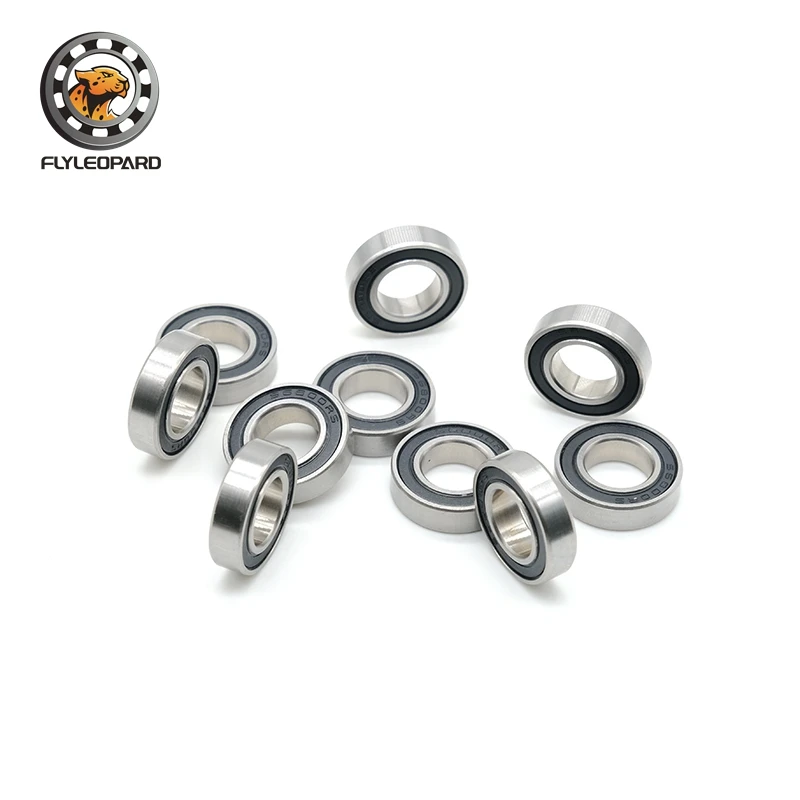 1Pcs S6800-2RS  10x19x5  mm Stainless Steel Ball Bearing  6800RS  Ball Bearing Anti rust  Bicycle  Bearing