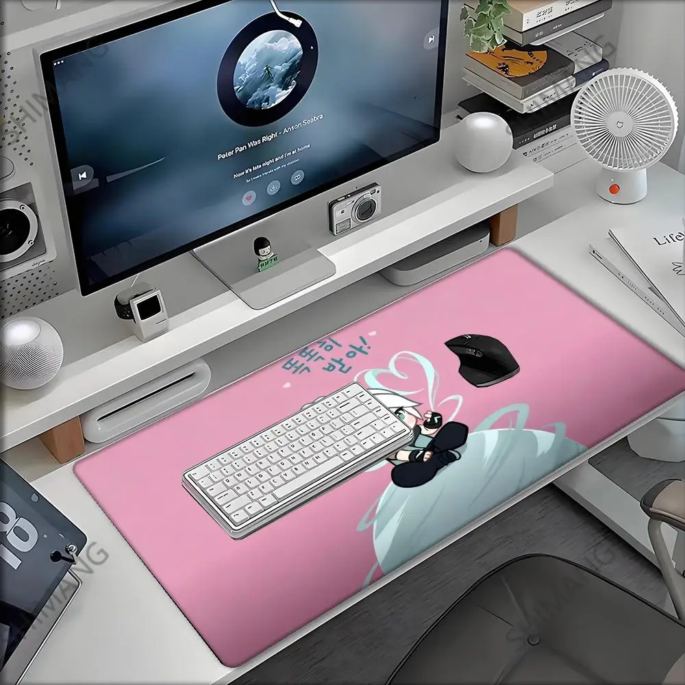 Hot Game Valorant Jett Mouse Pad XXL Gaming Accessories Office Gamer Keyboard Desk Mat Non-Slip Laptop Large rubber Mouse pad
