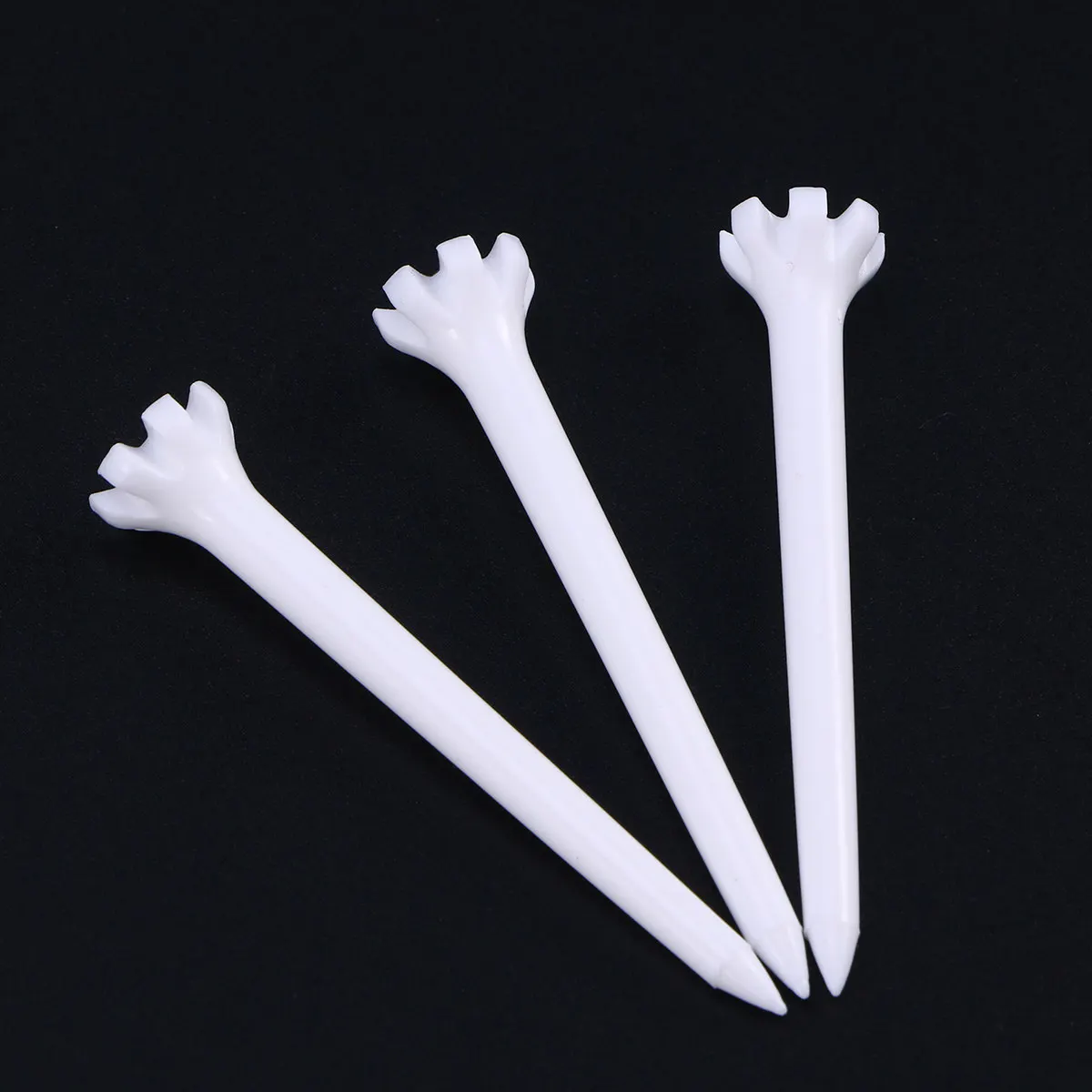 

100Pcs 70Mm Premium Plastic Golf Tees Unbreakable Tee Pegs for Training Practice Ergonomic Firm Structure Eco Friendly Golf
