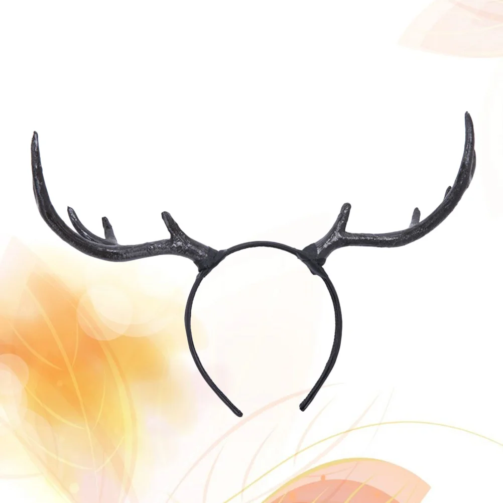 

Antlers Headband Black Exquisite Comfortable for Halloween Festival Costume Cosplay Party Stage Performance Dancing Party