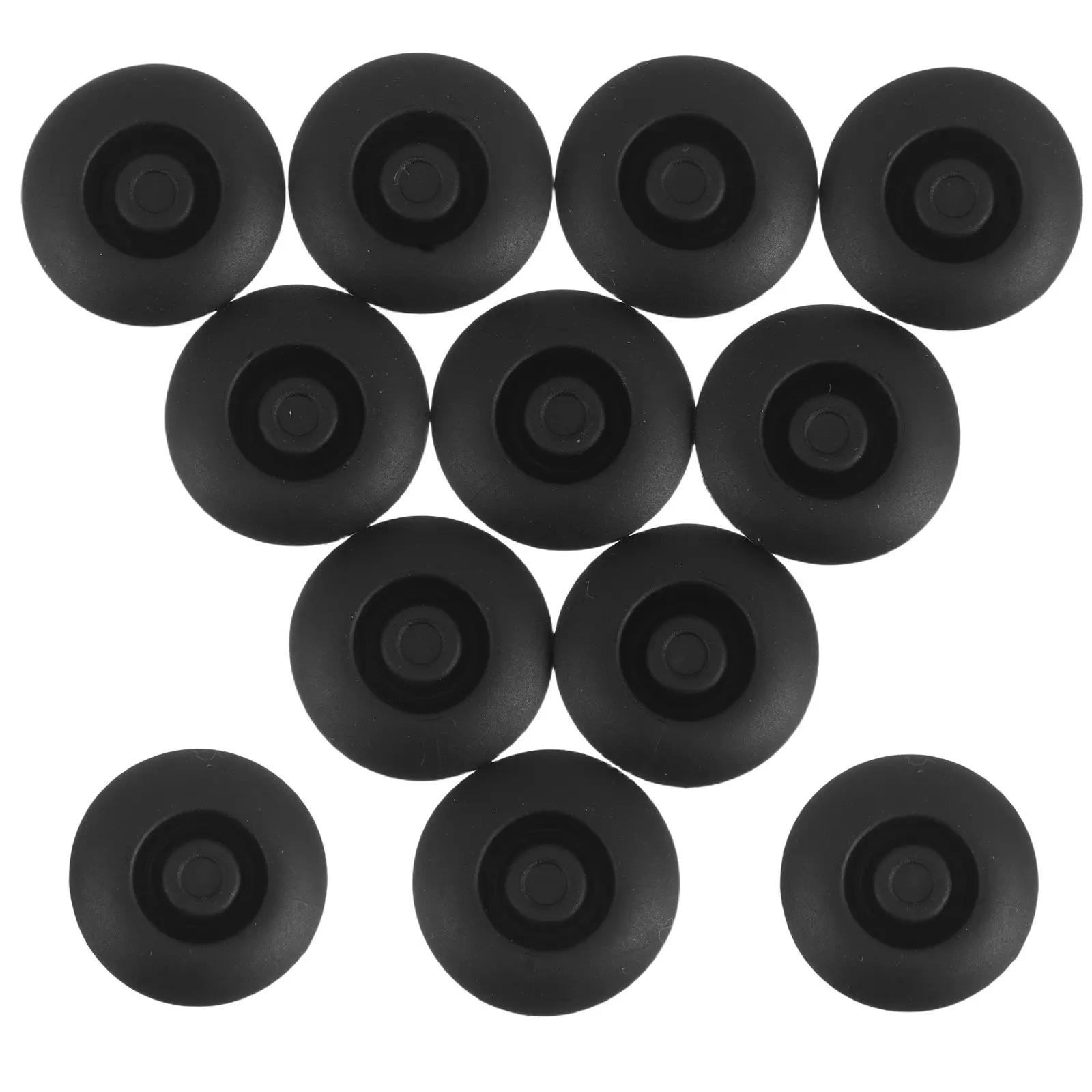 12Pcs Rubber Hole Plug Kit Waterproof Dustproof Compression Seal for Auto Door Chassis Side Skirt Frame Opening Cap Cover