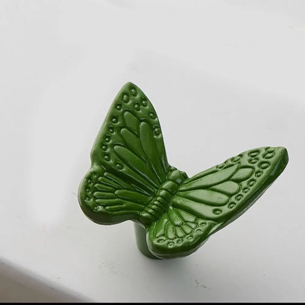 Creativity Single Hole Antique Cabinet Knob Zinc Alloy Butterfly Door Pull Handles Starfish Animal Drawer Knobs Wardrobe